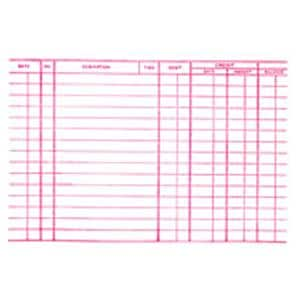 Dental Record Cards #204-C 2-Sided White 100/Bx