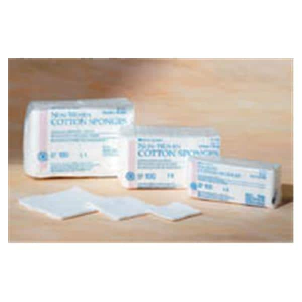 Cotton Non-Woven Sponge 3x3" 4 Ply Non-Sterile LF 0