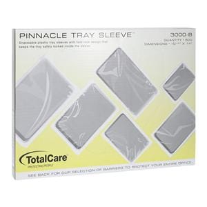 Tray Sleeve Couvercle Plateau 10,5 po x 14 po Transparent Jetable 500/boîte