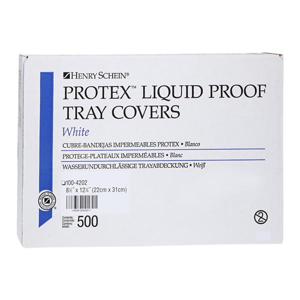 Protex Couvre-plateau 8,5 po x 12,25 po Blanc 500/boîte