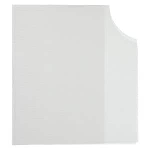 HSI Bavette Cou contour 18 po x 22 po Blanc 400/caisse