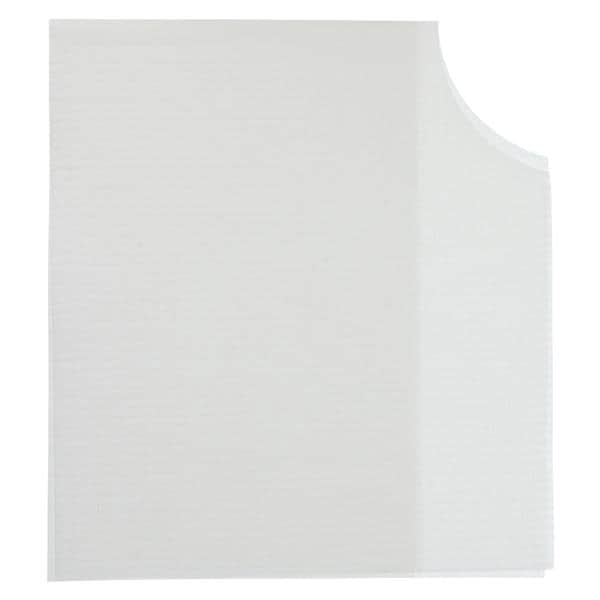 HSI Bavette Cou contour 18 po x 22 po Blanc 400/caisse