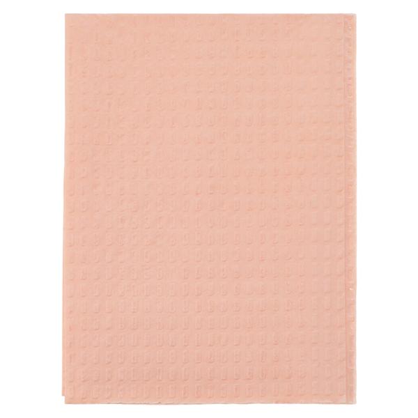 TIDI Choice Waffle Towel Bib 2 Ply Tiss/Poly 13 in x 18 in Pch Disposable 500/Ca