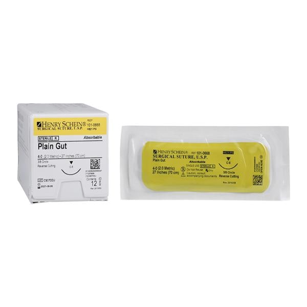 HS suture catgut ordinair 12/Boîte