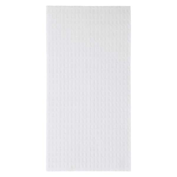 TIDI Choice Waffle Bavette 17 po x 18 po 2 épaisseurs Blanc Gaufré 500/caisse