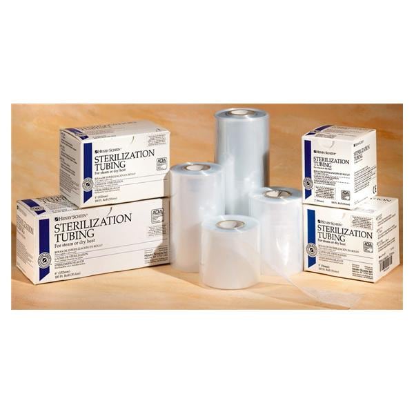 HSI Tubes Stérilisation 100 pi x 4 po Avec Indicateur 100 pi/rouleau