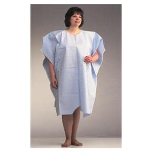 Ultimate Poncho Gown 40 in x 40 in Blue 25/Ca