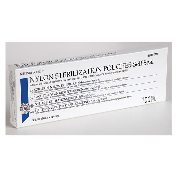 Sterilization Pouch Self Seal 3 in x 10 in 100/Bx