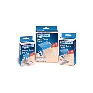 2nd Skin Moist Hydrogel Burn Pad 1-1/2x2" Sterile Pad 6/Bx