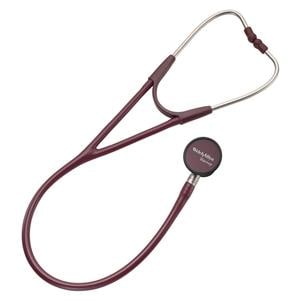 Harvey Elite Cardiology Stethoscope Reusable Burgundy Double Lumen Tubing Ea