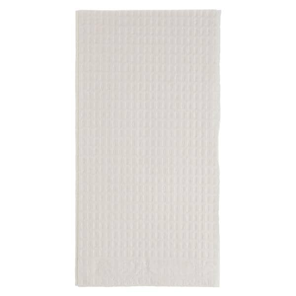 TIDI Ultimate Waffle Towel Bib 3 Ply Tiss/Poly 17 in x 18 in Wt Dsp 500/Ca