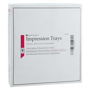 Impression Tray Perforated Partial Set Bx