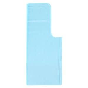 TIDI Chainless Bib Tissue / Poly 18 in x 25 in Blue Disposable 250/Ca