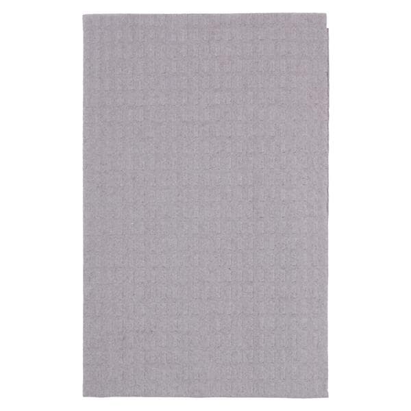 TIDI Ultimate Waffle Towel Bib 3 Ply Tiss/Poly 13 in x 18 in Gry Dsp 500/Ca