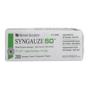 Syngauze 50 Rayon/Polyester Blend Gauze Sponge 3x3" 4 Ply Non-Sterile LF