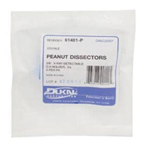 100% Cotton Peanut Sponge 3/8" Sterile X-Ray Detectable LF