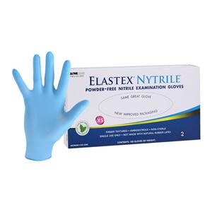 Elastex Nytrile Exam Gloves X-Small Blue Non-Sterile