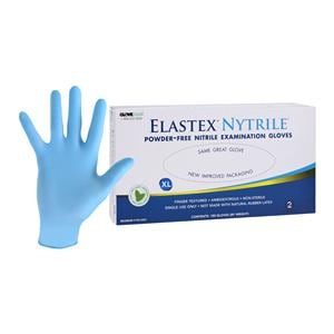 Elastex Nytrile Exam Gloves X-Large Blue Non-Sterile