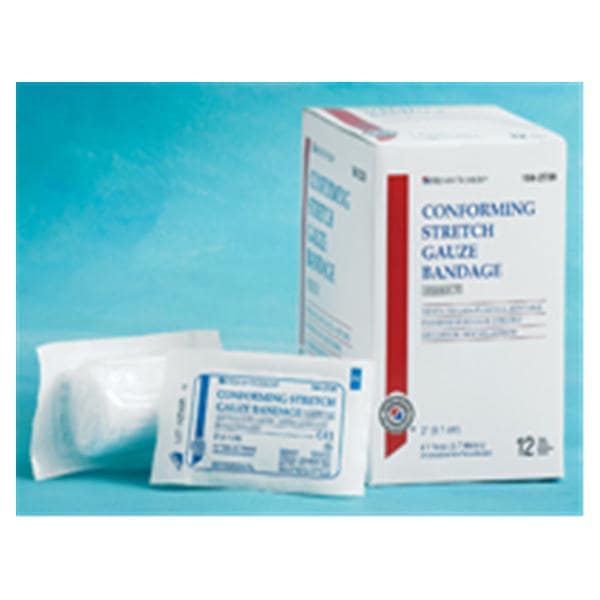 Bandage Conforming 2"x4.1yd Gauze Sterile 12/Bx