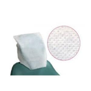 Headrest Cover 13 in x 13 in Tissue / Poly White Disposable 500/Ca