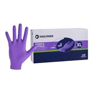 Purple Nitrile Exam Gloves X-Large Purple Non-Sterile