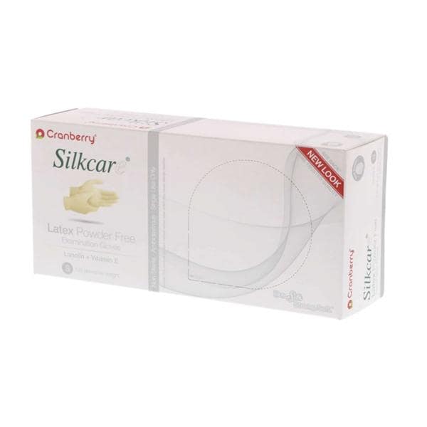 Silkcare Exam Gloves Small Natural Non-Sterile