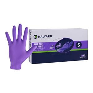 Purple Nitrile Exam Gloves Small Purple Non-Sterile