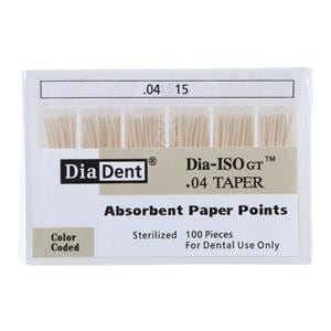 Dia-ISOGT Paper Points Size 15 0.04 100/Bx