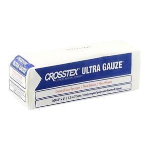 Ultra Rayon/Polyester Blend Gauze Sponge 3x3" 4 Ply Non-Sterile LF, 20 PK/CA