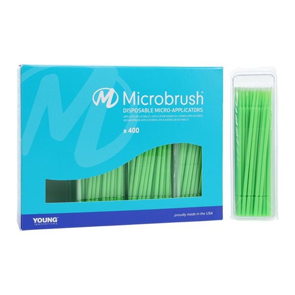 Microbrush Plus ord vert 400/Paquet