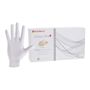 Contour Plus Nitrile Gants Moyen Non stérile Blanc pro 100/boîte