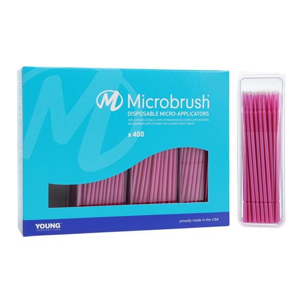 Microbrush Plus fines rose 400/Paquet