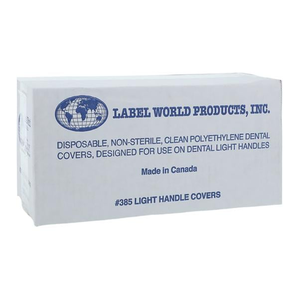 Label World Light Handle Cover 3.25 in x 8 in Clear 1000/Ca