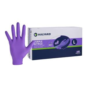 Purple Nitrile Exam Gloves Large Purple Non-Sterile