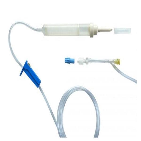 IV Set Blood Administration Set Injection Site 70" 20 Drops/mL 29mL Ea, 50 EA/CA