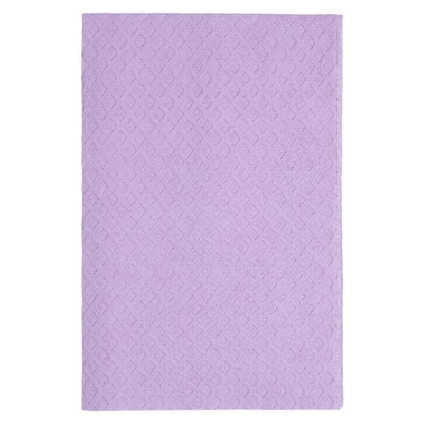 TIDI Ultimate Diamond Towel Bib 3 Ply Tiss/Poly 13 in x 18 in Lav Dsp 500/Ca