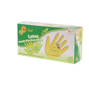 BeeSure Gants Latex Moyen Non stérile 100/boîte