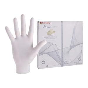 Curve Exam Gloves Pro White Non-Sterile