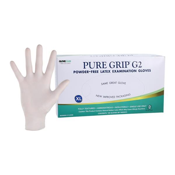 Pure Grip G2 Gants Latex Très grand Non stérile 100/boîte