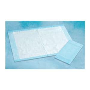 Incontinence Underpad Unisex 23x24" Absorbent White/Blue 200/Ca