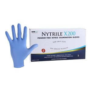 Nytrile X200 Exam Gloves Small Blue Non-Sterile