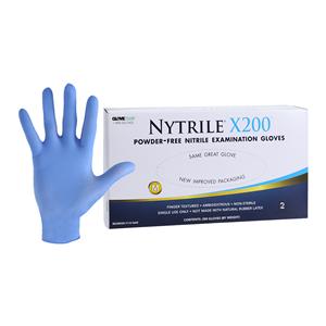 Nytrile X200 Exam Gloves Medium Blue Non-Sterile