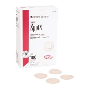 Bandage Spot Sheer 7/8" Flexible Flesh Not Made With Natural Rubber Latex 100/Bx