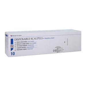 Scalpel Surgical #20 Sterile Disposable 10/Bx