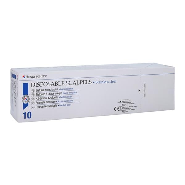 Scalpel Surgical #20 Sterile Disposable 10/Bx