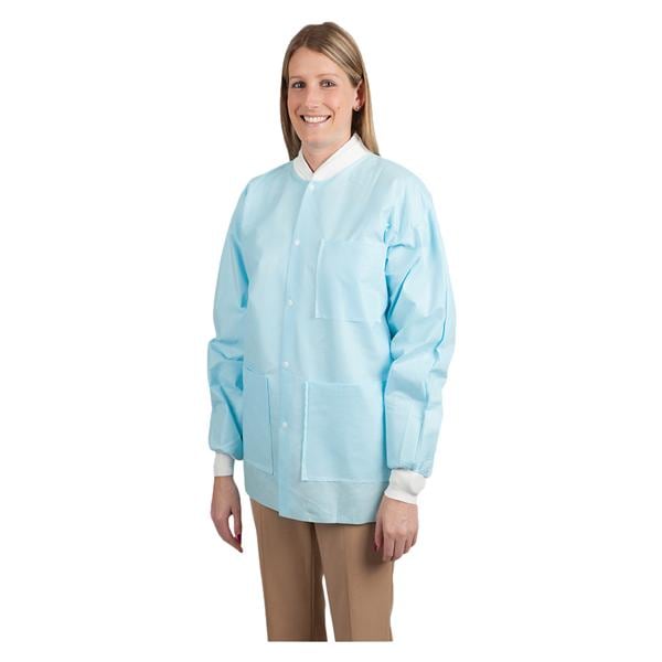 Maxi-Gard Protective Jacket SMS Small Sky Blue 10/Pk