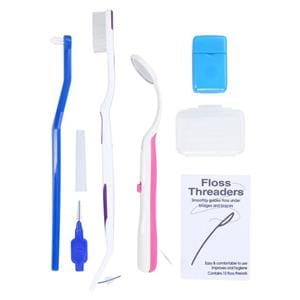 Acclean Orthodontic Toothbrush Patient Kit With Lighted Mirror Ea