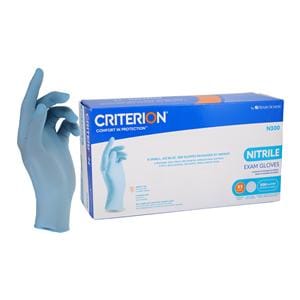 Criterion N300 Ultra Nitrile Exam Gloves X-Small Ice Blue Non-Sterile