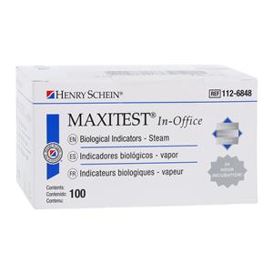 Maxitest Indicateur biologique En cabinet Recharge 100/boîte