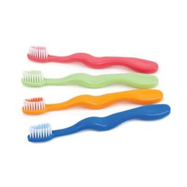 Acclean Brosse à dents Assortis Jeune 30 touffes Compacte Courbé 72/boîte